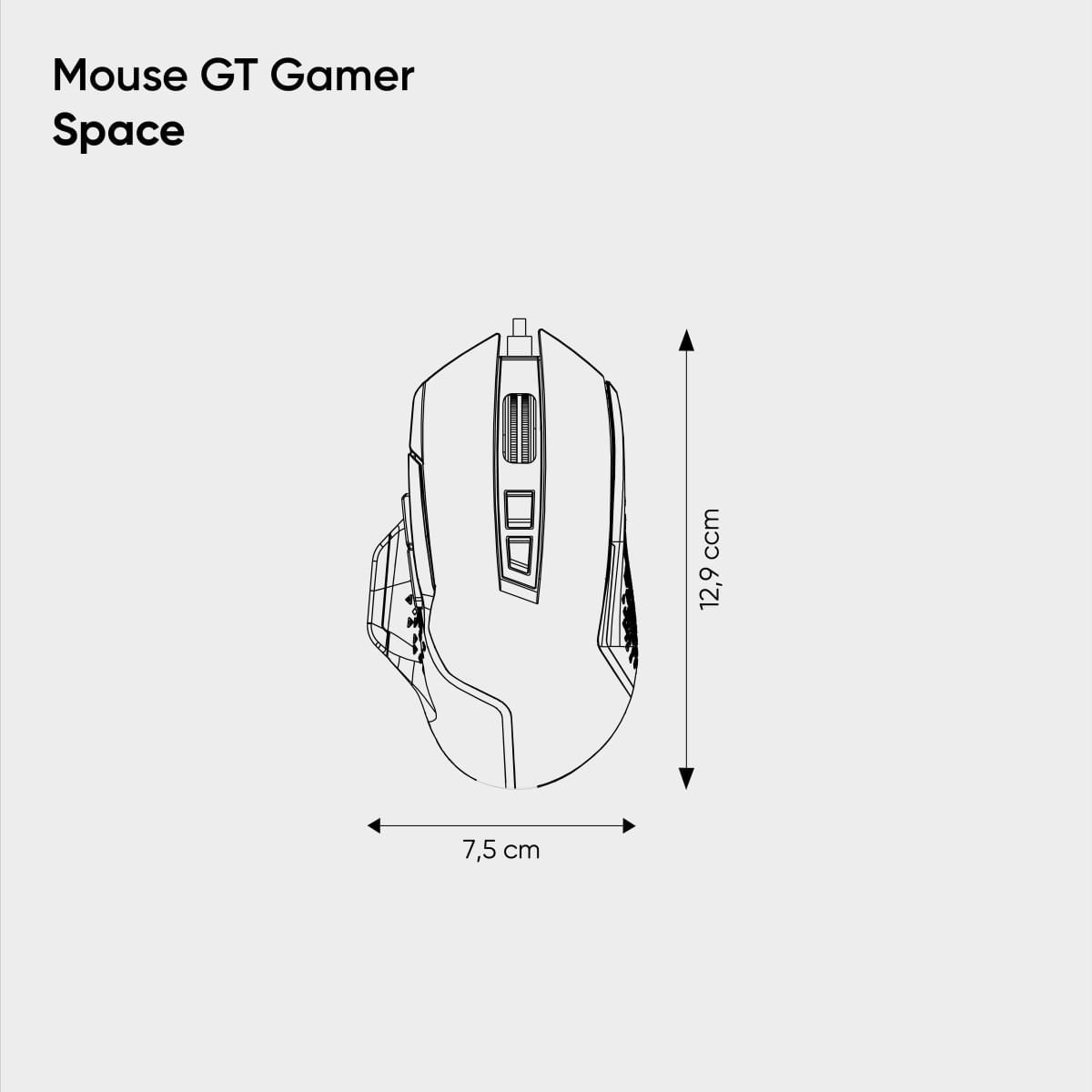Mouse-Gamer-12000-DPI-Space-com-LED-e-7-Botoes
